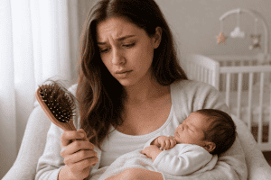 נשירת שיער אחרי לידה